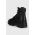 G-Star Raw botine NOXER HGH LEA NYL femei, culoarea negru, cu toc plat, 2241020817.BLK