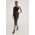 Answear Lab fusta culoarea negru, midi, drept