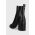 MICHAEL Michael Kors cizme de piele Regan femei, culoarea negru, cu toc drept, 40F3RGME7L