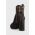 MICHAEL Michael Kors cizme de piele Yvonne femei, culoarea maro, cu toc drept, 40F3YVHE8L