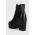 Answear Lab botine femei, culoarea negru, cu toc drept
