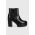 Answear Lab botine femei, culoarea negru, cu toc drept
