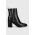 MICHAEL Michael Kors cizme de piele Regan femei, culoarea negru, cu toc drept, 40F3RGME7L