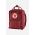 Fjallraven rucsac Kanken Mini culoarea roșu, mic, cu imprimeu F23561.326-326