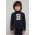 Bobo Choses longsleeve copii culoarea albastru marin, cu imprimeu