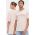 Converse tricou din bumbac culoarea roz, cu imprimeu