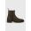 Gant botine din piele intoarsa Fayy femei, culoarea verde, cu toc plat, 27553384.G710