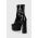 Armani Exchange botine femei, culoarea negru, cu toc drept, XDM013.XV753.00002