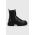 Armani Exchange botine femei, culoarea negru, cu toc plat, XDM011.XV745.00002