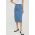 Levi's fusta cu doua fete culoarea albastru marin, midi, drept