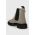 Levi's botine din piele intoarsa TROOPER CHELSEA femei, culoarea gri, cu toc plat, 234714.57