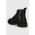Levi's cizme de piele TROOPER CHUKKA femei, culoarea negru, cu toc plat, 234715.559