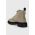 Levi's cizme din piele intoarsa TROOPER CHUKKA femei, culoarea gri, cu toc plat, 234715.57
