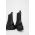 Answear Lab ghete chelsea de piele femei, culoarea negru, cu platforma
