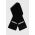 Columbia sal cu doua fete culoarea negru, neted