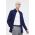 HUGO cămașă din bumbac bărbați, culoarea bleumarin, cu guler clasic, slim 50494515