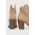 Answear Lab botine femei, culoarea bej, cu toc drept