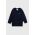 Lacoste pulover pentru copii din amestec de lana culoarea albastru marin, light