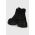 Copenhagen cizme din piele intoarsa femei, culoarea negru, cu platforma, CPH262 waxed nabuc