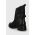 Answear Lab botine femei, culoarea negru, cu toc plat