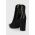 Answear Lab botine femei, culoarea negru, cu toc drept