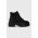 Copenhagen cizme din piele intoarsa femei, culoarea negru, cu platforma, CPH262 waxed nabuc