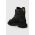 Blauer botine Kerens femei, culoarea negru, cu toc plat, F3KERENS02.LEN