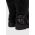Answear Lab botine femei, culoarea negru, cu toc plat