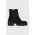 Charles Footwear cizme din piele intoarsa Diana femei, culoarea negru, cu platforma, Diana.Boots.Black