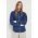 Karl Lagerfeld Jeans camasa jeans femei, culoarea albastru marin, cu guler clasic, regular