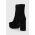 Answear Lab botine femei, culoarea negru, cu toc drept
