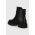 Answear Lab botine femei, culoarea negru, cu platforma