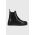 Gant cizme de piele Snowmont femei, culoarea negru, cu platforma, izolat, 27551372.G00