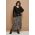 Medicine fusta culoarea negru, midi, drept