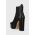 MICHAEL Michael Kors ghete chelsea de piele Natasha femei, culoarea negru, cu toc drept, 40F3NAME5L