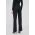 Sisley pantaloni femei, culoarea negru, drept, high waist