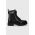 MICHAEL Michael Kors bocanci de piele Parker femei, culoarea negru, cu platforma, 40F3PKFE5L