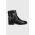 MICHAEL Michael Kors cizme de piele Hamilton femei, culoarea negru, cu toc plat, 40F3HAME5L