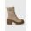 MICHAEL Michael Kors cizme din piele intoarsa Hanley femei, culoarea bej, cu toc drept, izolare usoara, 40F3HYME5S