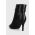 Answear Lab botine femei, culoarea negru, cu toc cui, izolare usoara