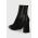 Answear Lab cizme femei, culoarea negru, cu toc drept