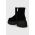GOE cizme din piele intoarsa femei, culoarea negru, cu toc drept, MM2N4057.BLACK