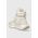 Blauer botine Daisy femei, culoarea alb, cu toc plat, izolat, F3DAISY08.NYP
