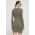 Hollister Co. rochie culoarea verde, mini, mulata