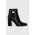 Answear Lab botine femei, culoarea negru, cu toc drept