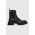 Answear Lab bocanci femei, culoarea negru, cu toc plat, izolare usoara