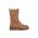 Geox bocanci din piele intoarsa D IRIDEA E femei, culoarea bej, cu toc plat, D36HRE 00023 C6018