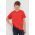 Levi's tricou din bumbac culoarea rosu, neted