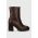 Wojas cizme de piele femei, culoarea maro, cu toc drept, izolare usoara, 5522552
