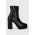 Wojas cizme de piele femei, culoarea negru, cu toc drept, 5521351